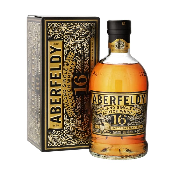Aberfeldy 16 Years Madeira Cask Finish Single Malt Scotch Whisky 70cl