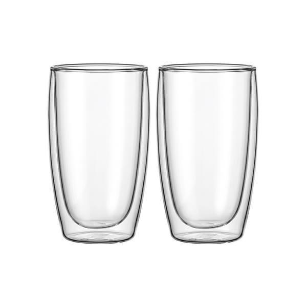 Bodum Pavina verre double paroi 45cl, Pack de 2