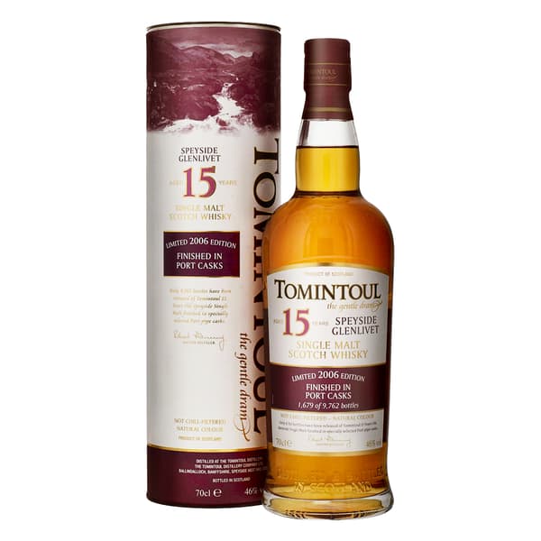 Tomintoul 15 Years Portwood Finish 70cl