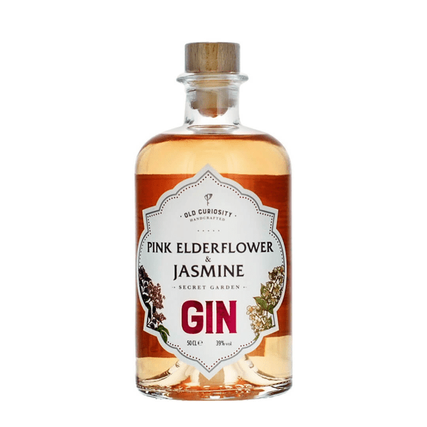Old Curiosity Secret Garden Pink Elderflower & Jasmine Gin 50cl