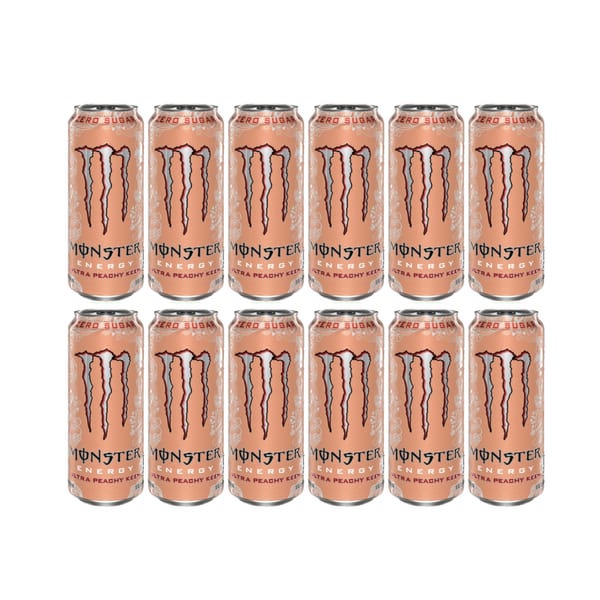 Monster Energy Drink Ultra Peachy Keen Sugarfree 50cl 12er Pack