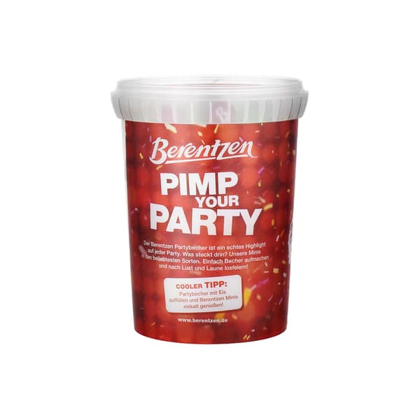 Berentzen Minis Partybecher 24er + 3 gratis Likör 54cl