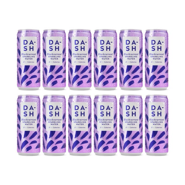 Dash Blackcurrant Sparkling Water 33cl 12er Pack