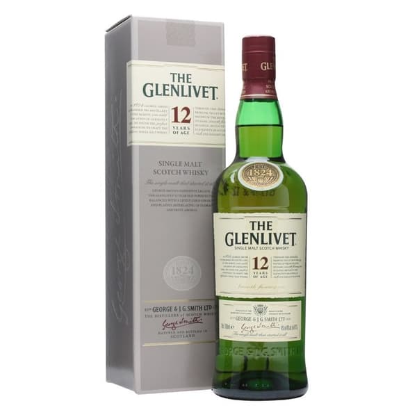 The Glenlivet 12 Years Single Malt Whisky 70cl