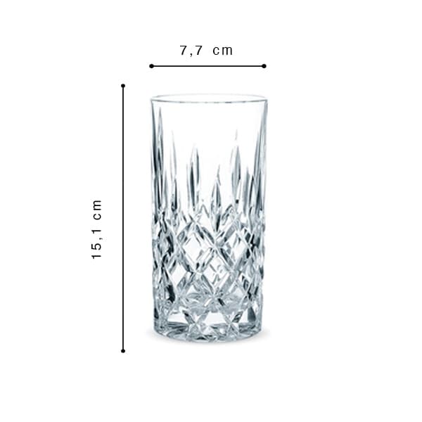 Nachtmann Noblesse Verre à Long drink, Ensemble de 4