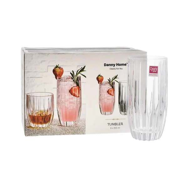 Danny Home Limonlu Highball Tumbler 35.5cl, pack de 6