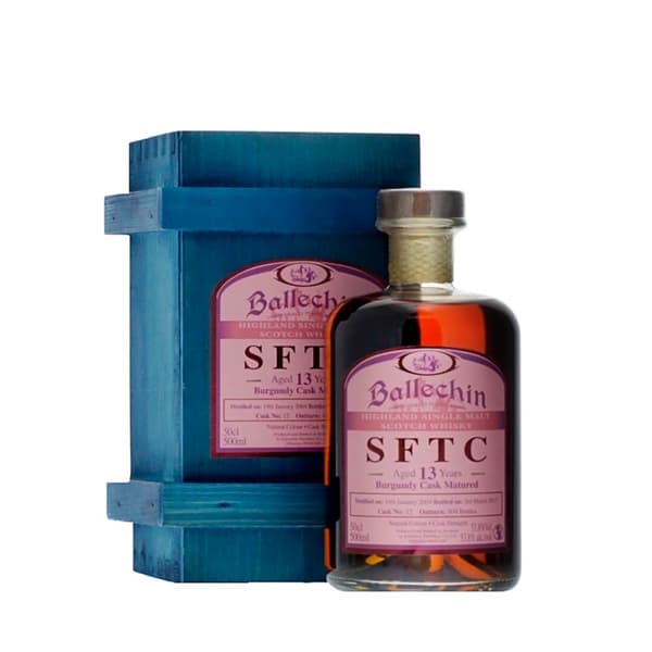 Ballechin 13 Years Straight from the Cask Burgundy Cask Finish Whisky 50cl