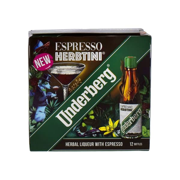 Underberg Espresso Herbtini Kräuterlikör mit Espresso 12x2cl