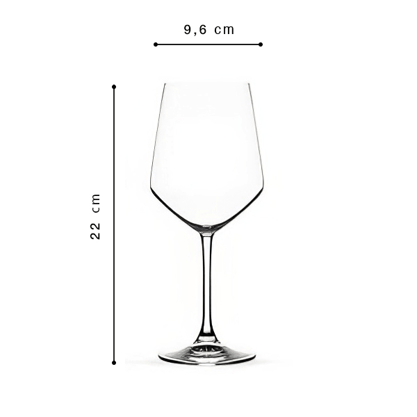 RCR Luxion Universum Verre à Vin 55cl, Pack de 6