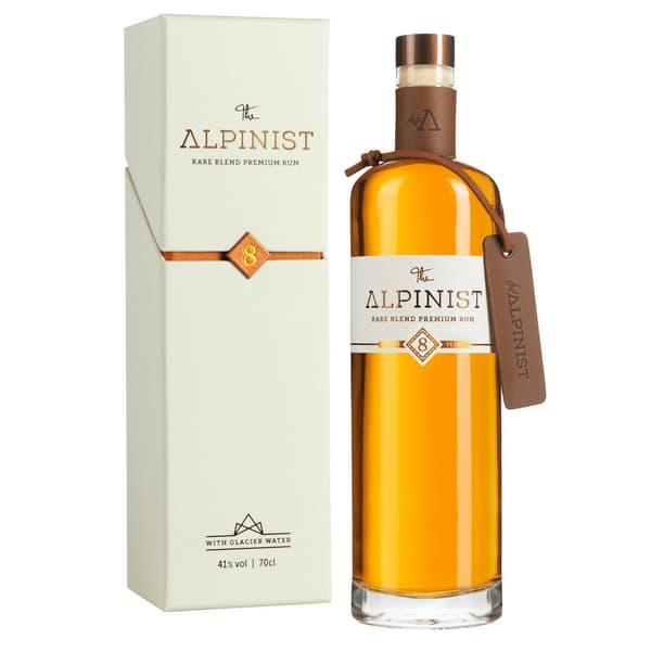 The Alpinist Rare Blend Premium Rum 8 Years 70cl mit Verpackung