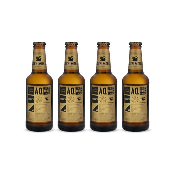 Aqua Monaco Extra Dry Golden Tonic Water 23cl Pack de 4