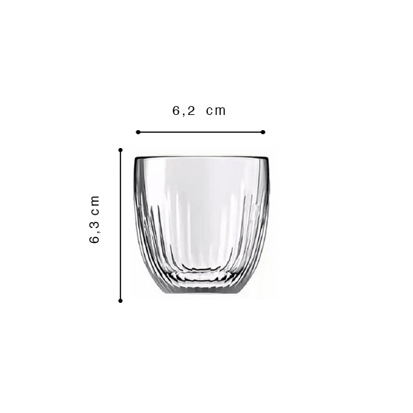La Rochère Troquet Verres à Espresso 10cl Pack de 4