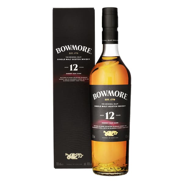Bowmore 12 Years Sherry Oak Cask Single Malt Whisky 70cl