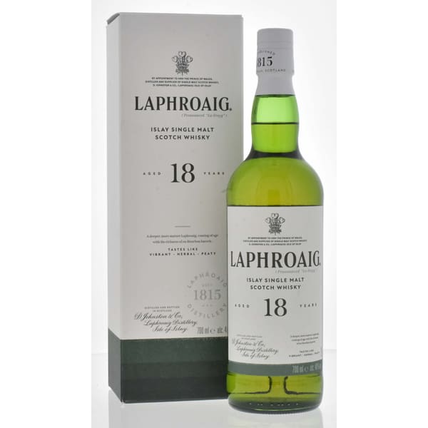 Laphroaig 18 Years Single Malt Whisky 70cl