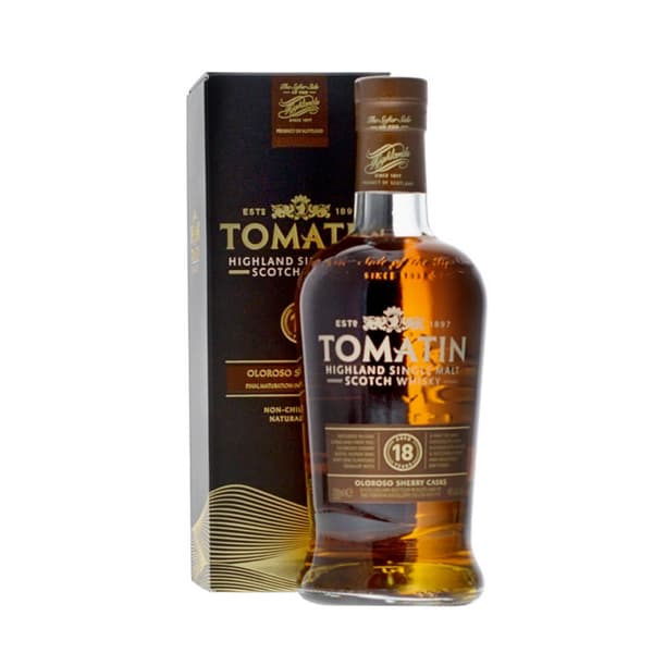 Tomatin 18 Years Sherry Cask Single Malt Whisky 70cl