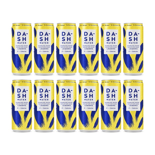 Dash Lemon Sparkling Water 33cl 12er Pack