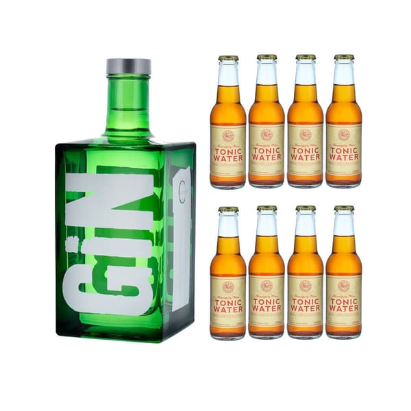 Clouds Gin 70cl mit 8x Tom's Tonic Water