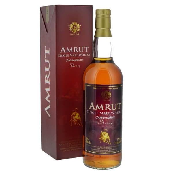 Amrut Intermediate Sherry Indian Whisky 70cl
