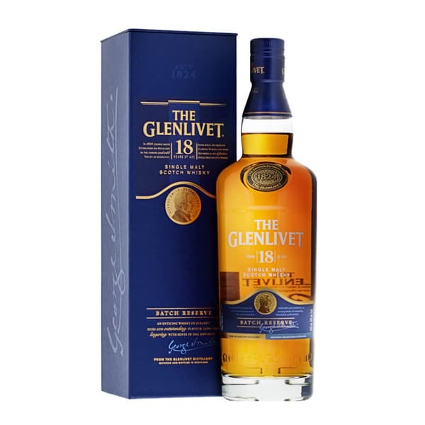 The Glenlivet 18 Years Single Malt Whisky 70cl