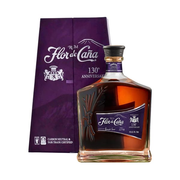 Flor de Caña Rum Centenario 130th Anniversary 20 Jahre 70cl