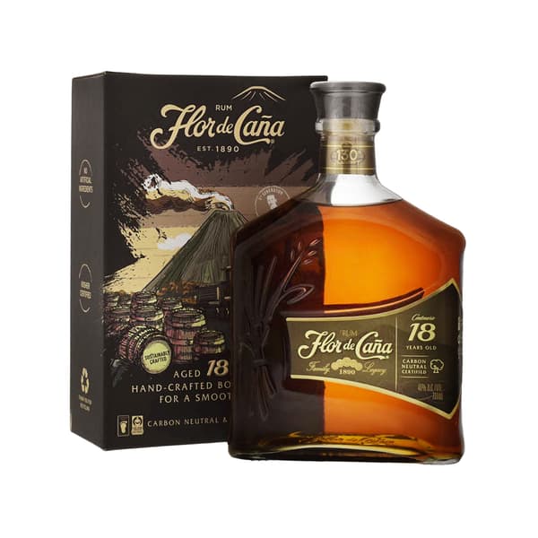 Flor de Caña Rum Centenario 18 Ans 70cl