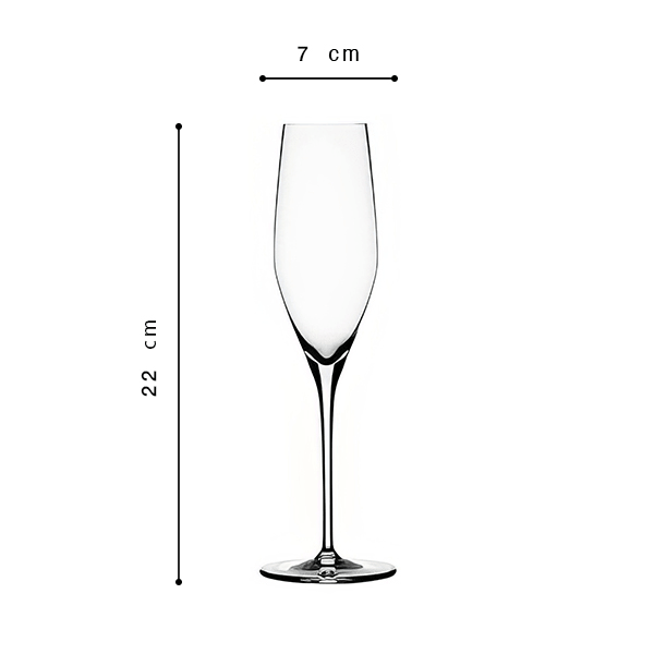 Spiegelau Authentis Champagnerglas, 4er-Set
