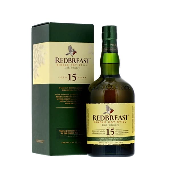 Redbreast 15 Years Single Pot Still Irish Whiskey 70cl