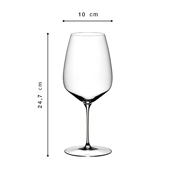 Riedel Veloce Cabernet Sauvignon Weinglas, 2er-Pack