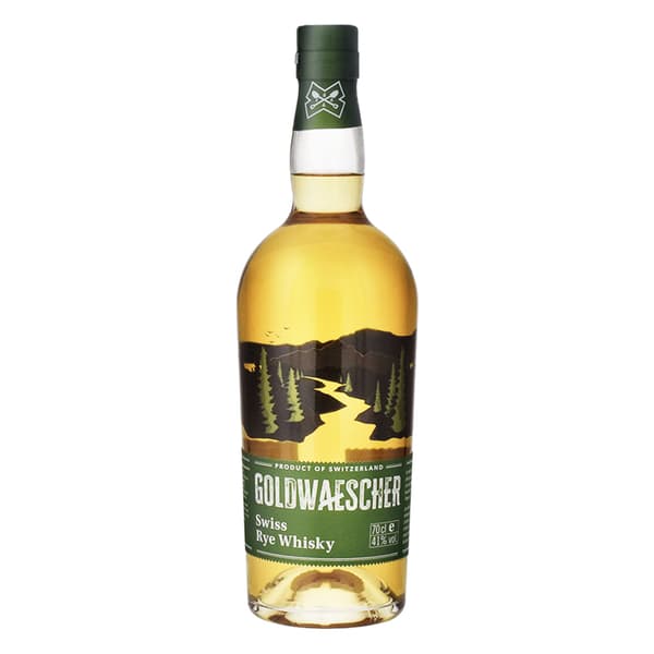 Goldwaescher Swiss Rye Whisky Green Label 70cl