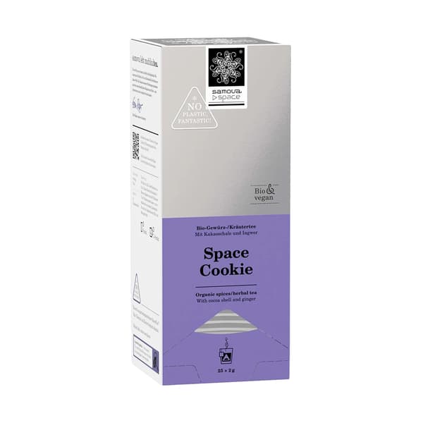 Samova Space Cookie Space Boîte d'épices / tisanes bio de 25 sachets de thé