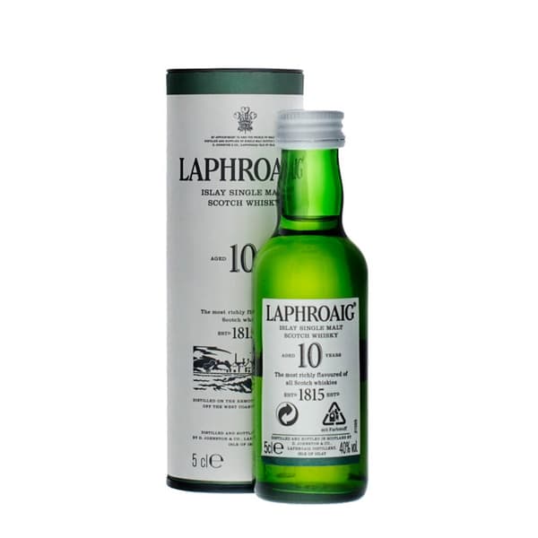 Laphroaig 10 Years Single Malt Whisky 5cl