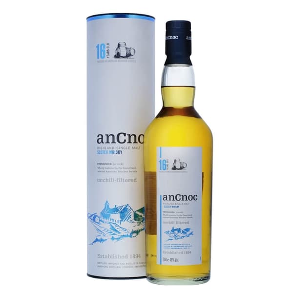 AnCnoc 16 Years Single Malt Whisky 70cl