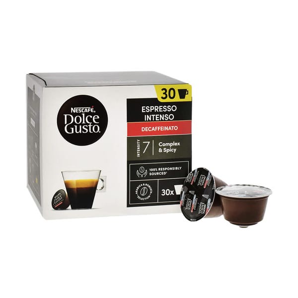 Nescafé Dolce Gusto Espresso Intenso Decaf 30 Kapseln