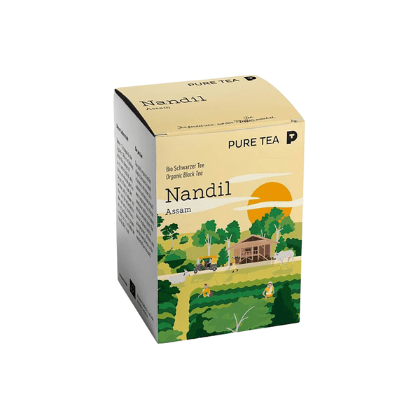 Pure Tea PYRA Nandil Assam Thé noir bio Pack de 15 sachets de thé