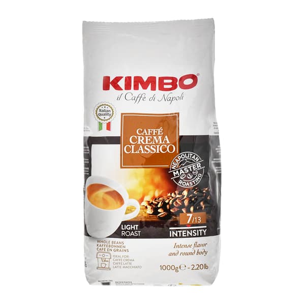 Kimbo Caffe Crema Classico grains de café 1kg