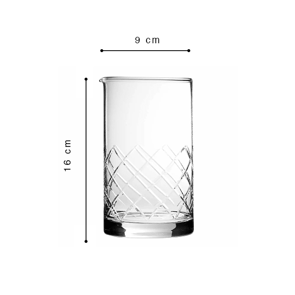 Japanisches Rührglas mit Ausgusslippe 70cl