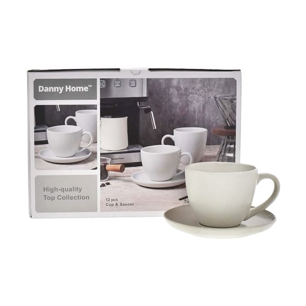 Danny Home Tassenset Raw weiss 30cl 6-teilig