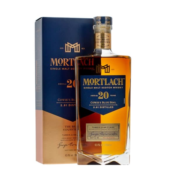 Mortlach Cowie's Blue Seal 20 Years Single Malt Whisky 70cl