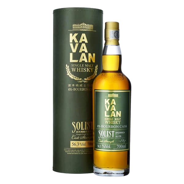 Kavalan Solist ex-Bourbon Cask Whisky 70cl 56.3%