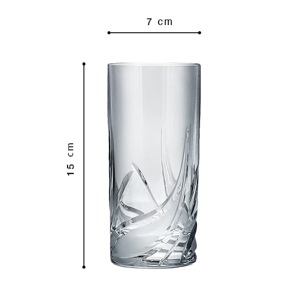 RCR Crystal Da Vinci Cetona Highball Tumbler 36cl, Pack de 2