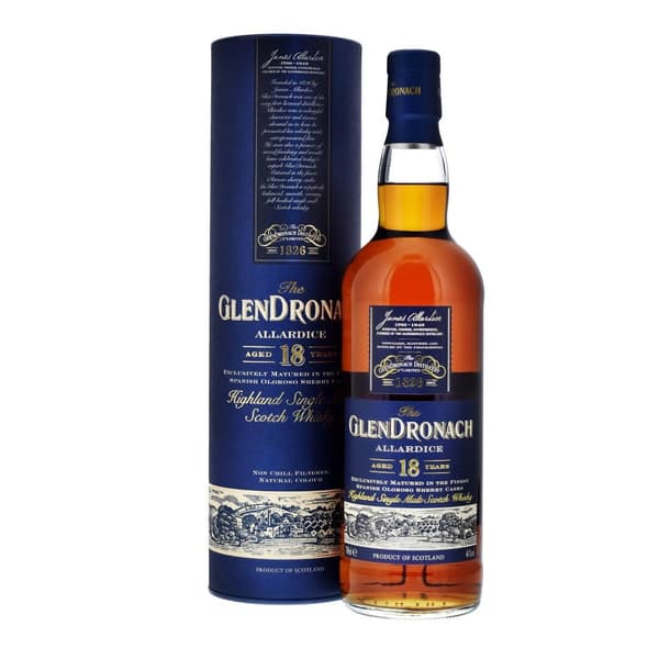 Glendronach Allardice 18 Years Single Malt Whisky 70cl
