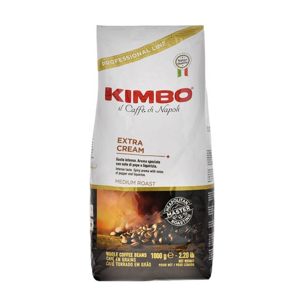Kimbo Extra Cream grains de café 1kg