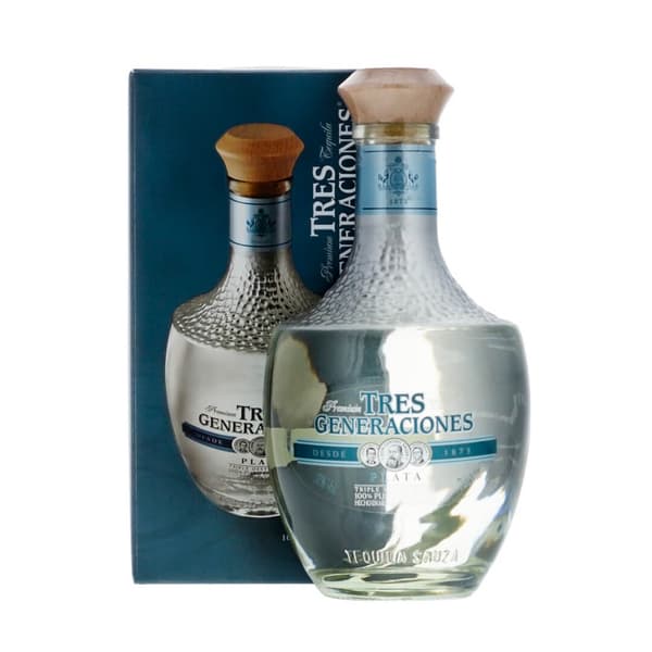 Sauza Tres Generaciones Plata Tequila mit Verpackung 70cl