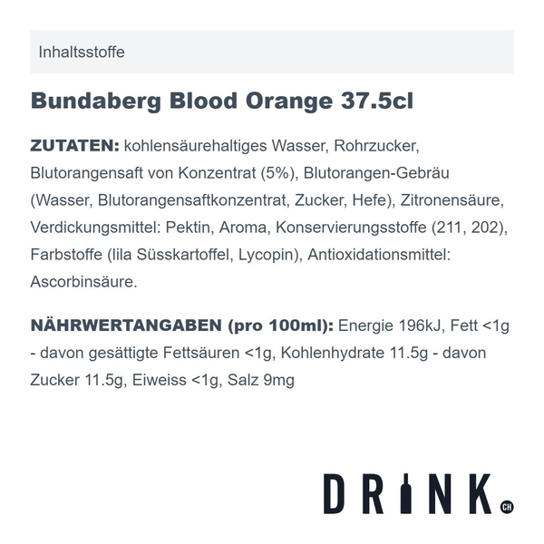 Bundaberg Blood Orange 37.5cl 4er Pack