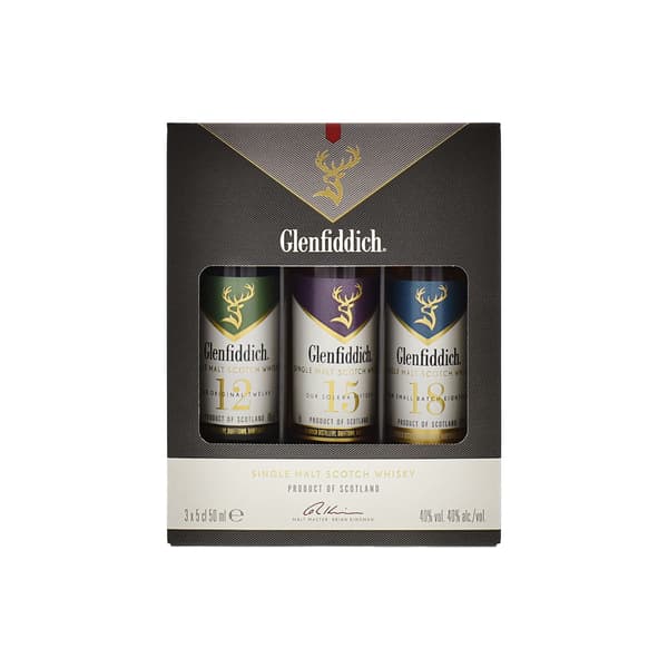 Glenfiddich Single Malt Whisky Tasting Collection 3x5cl