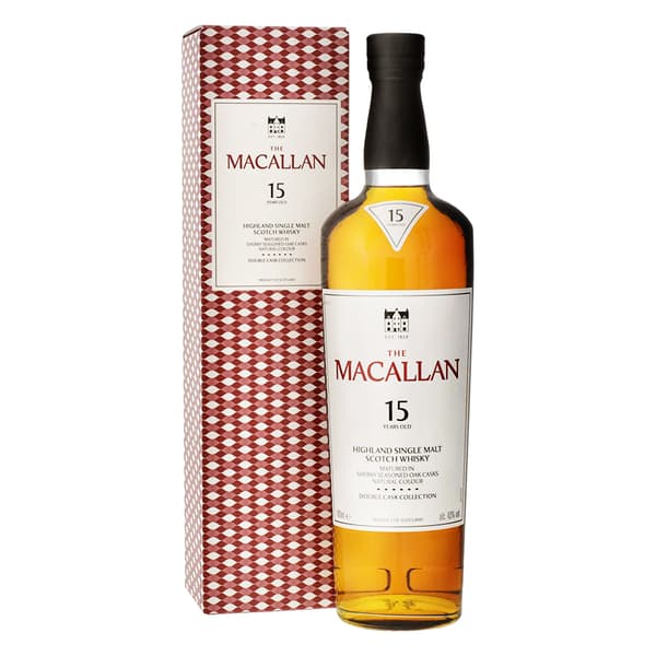 The Macallan 15 Years Double Cask Single Malt Whisky 70cl