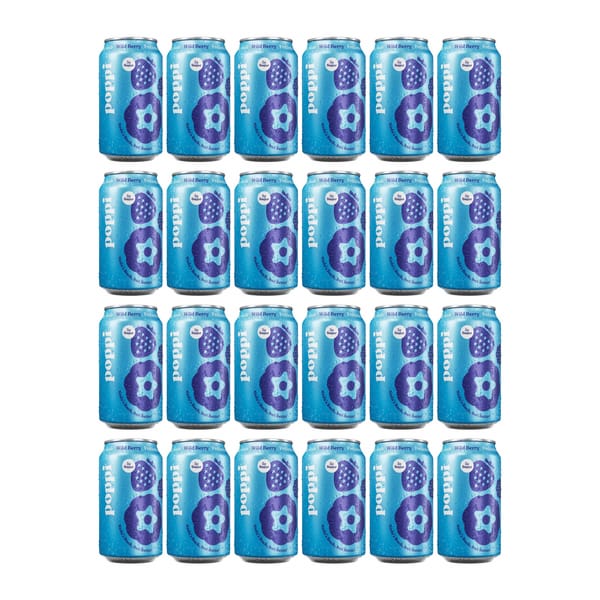 Poppi Wild Berry Soda 33cl Pack de 24