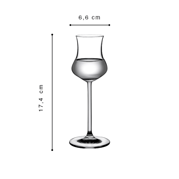 Nude Vintage Grappa Glas 8.8cl 2er-Pack