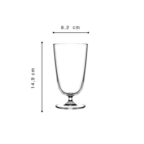 Nude Bar Giani langes Cocktail Glas 4er-Pack