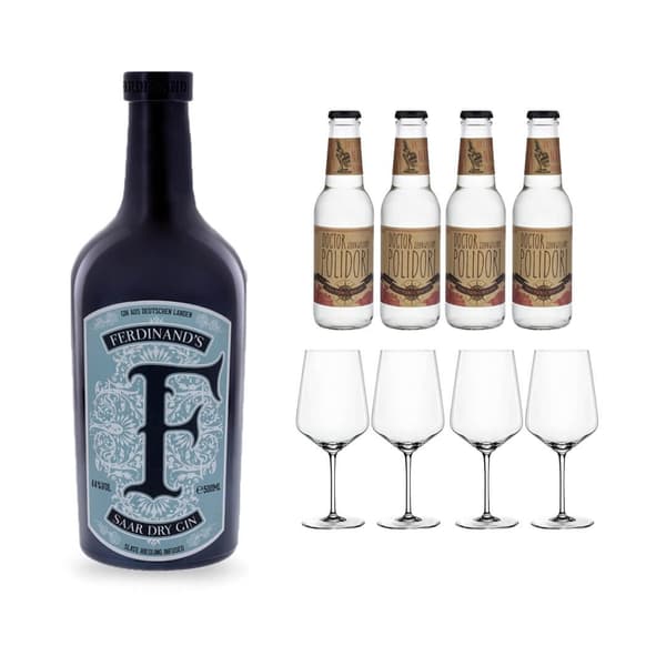 Ferdinand's Saar Dry Gin, Gin Tonic Set